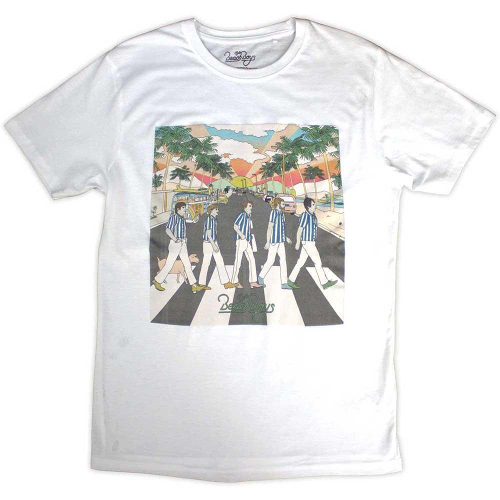 Beach Boys Unisex T Shirt Pet Sounds Crossing White